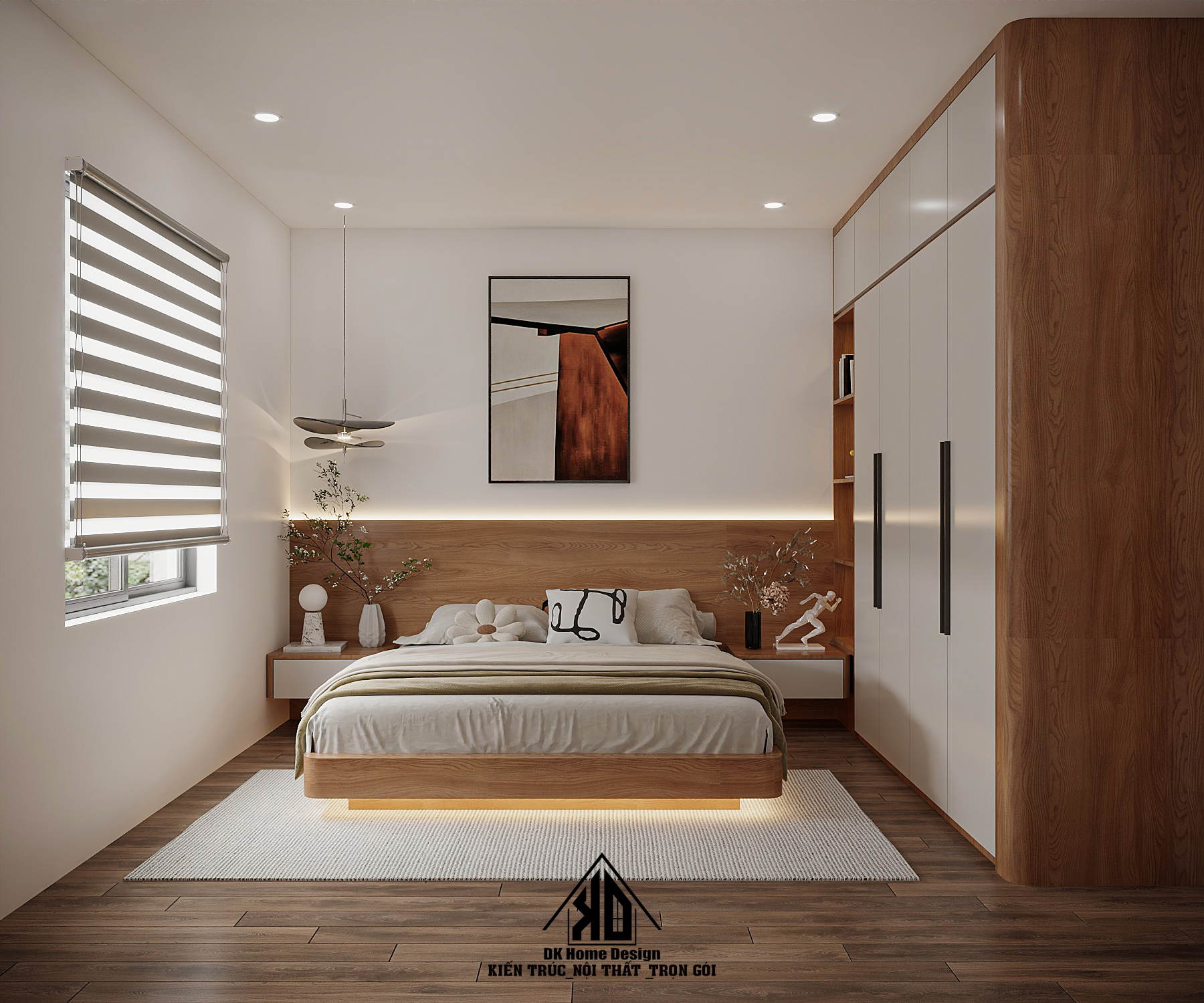 Khám Phá Mẫu Thiết Kế Thi Công Nội Thất Nhà Phố 2 Tầng Hiện Đại Đô Lương Dẫn Đầu Xu Hướng 21 Phòng ngủ master nhà phố Đô Lương