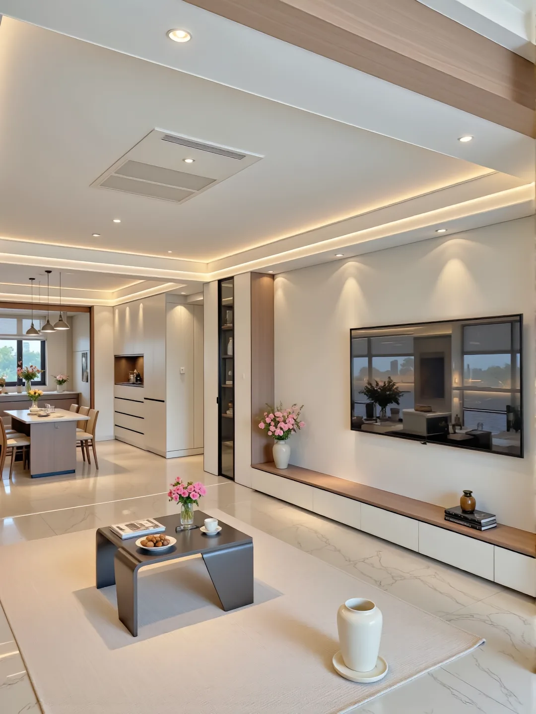 99+ Mẫu Thiết Kế Nội Thất Nhà Phố Nghệ An Hiện Đại Đẹp, Chuẩn Xu Hướng 1 Mẫu thiết kế nội thất nhà phố Nghệ An phong cách hiện đại không gian mở"