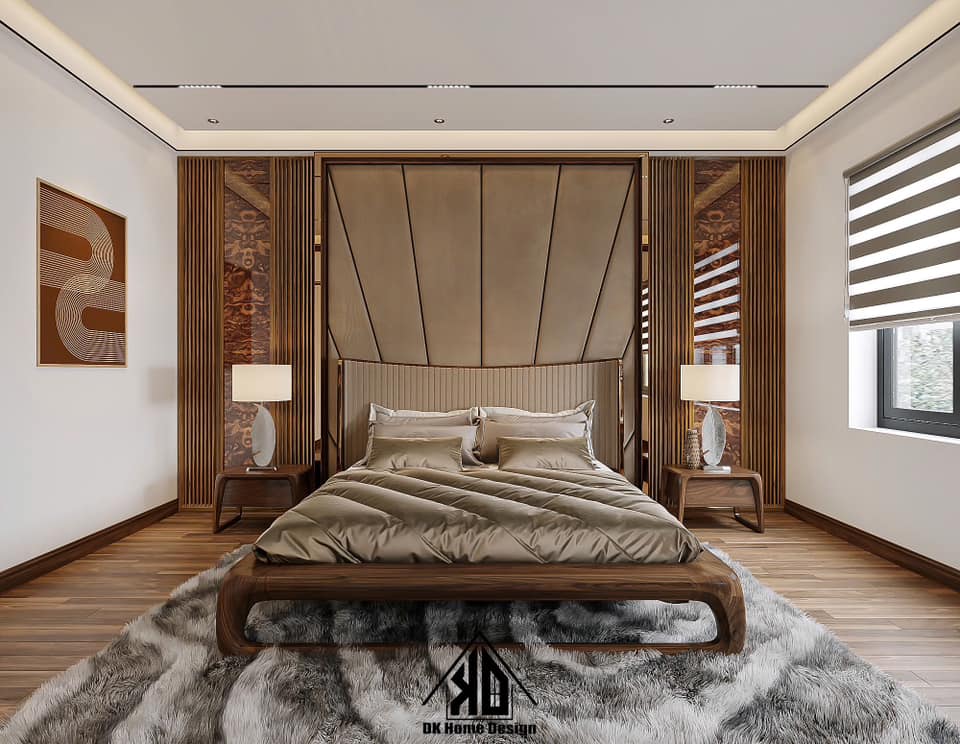 Báo giá nội thất nhà phố Nghệ An chi tiết nhất năm 2026 5 Báo giá nội thất nhà phố Nghệ An hạng mục phòng ngủ đẹp