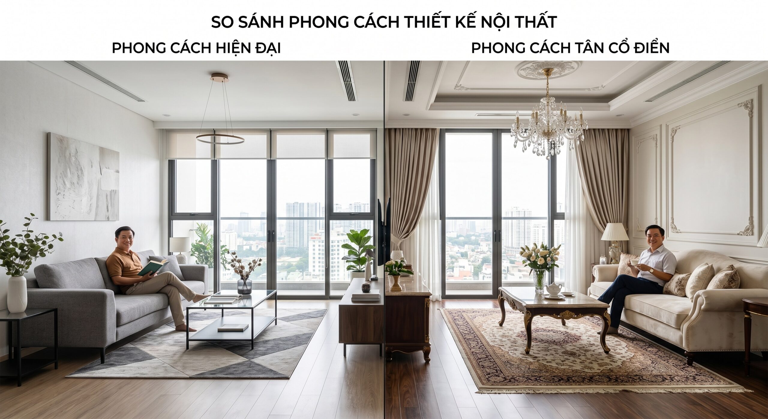 Báo giá nội thất nhà phố Nghệ An chi tiết nhất năm 2026 2 Thiết kế nội thất nhà phố Nghệ An đa dạng phong cách từ hiện đại đến tân cổ điển.