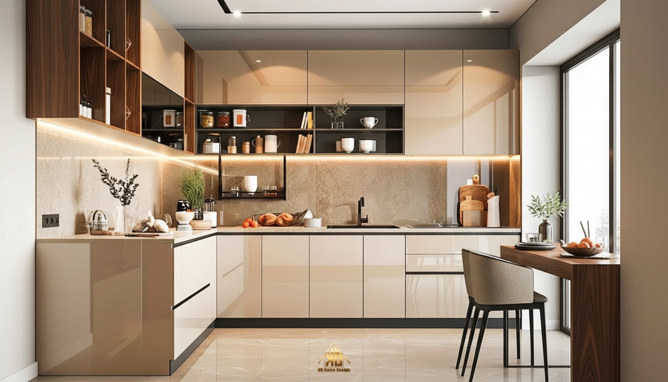 99+ Mẫu Thiết Kế Nội Thất Nhà Phố Nghệ An Hiện Đại Đẹp, Chuẩn Xu Hướng 4 Sử dụng gỗ MDF An Cường và bề mặt phủ Acrylic trong thiết kế nhà phố