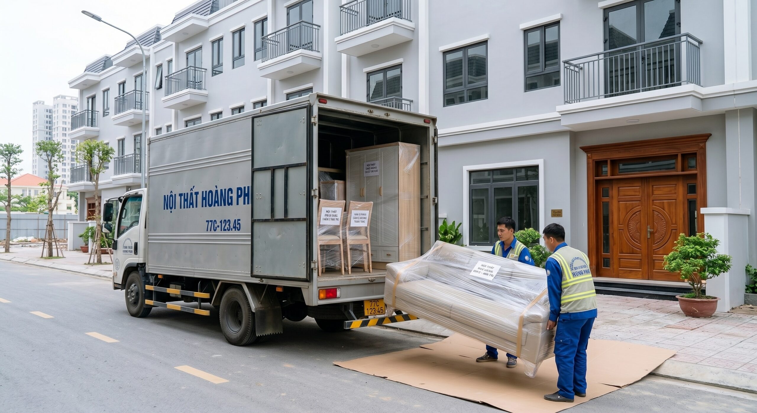 Công ty thi công nội thất có xưởng sản xuất trực tiếp Đô Lương uy tín - Giá tận gốc 17 Vận chuyển và lắp đặt đồ nội thất an toàn.