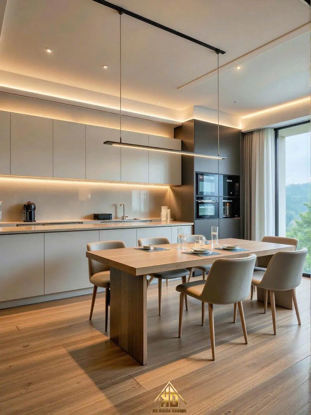 Thiết Kế Phòng Bếp Nhà Phố Hiện Đại Đô Lương: Tối Ưu Không Gian Sống 7 Mẫu bếp nhà ống đơn giản hình chữ I