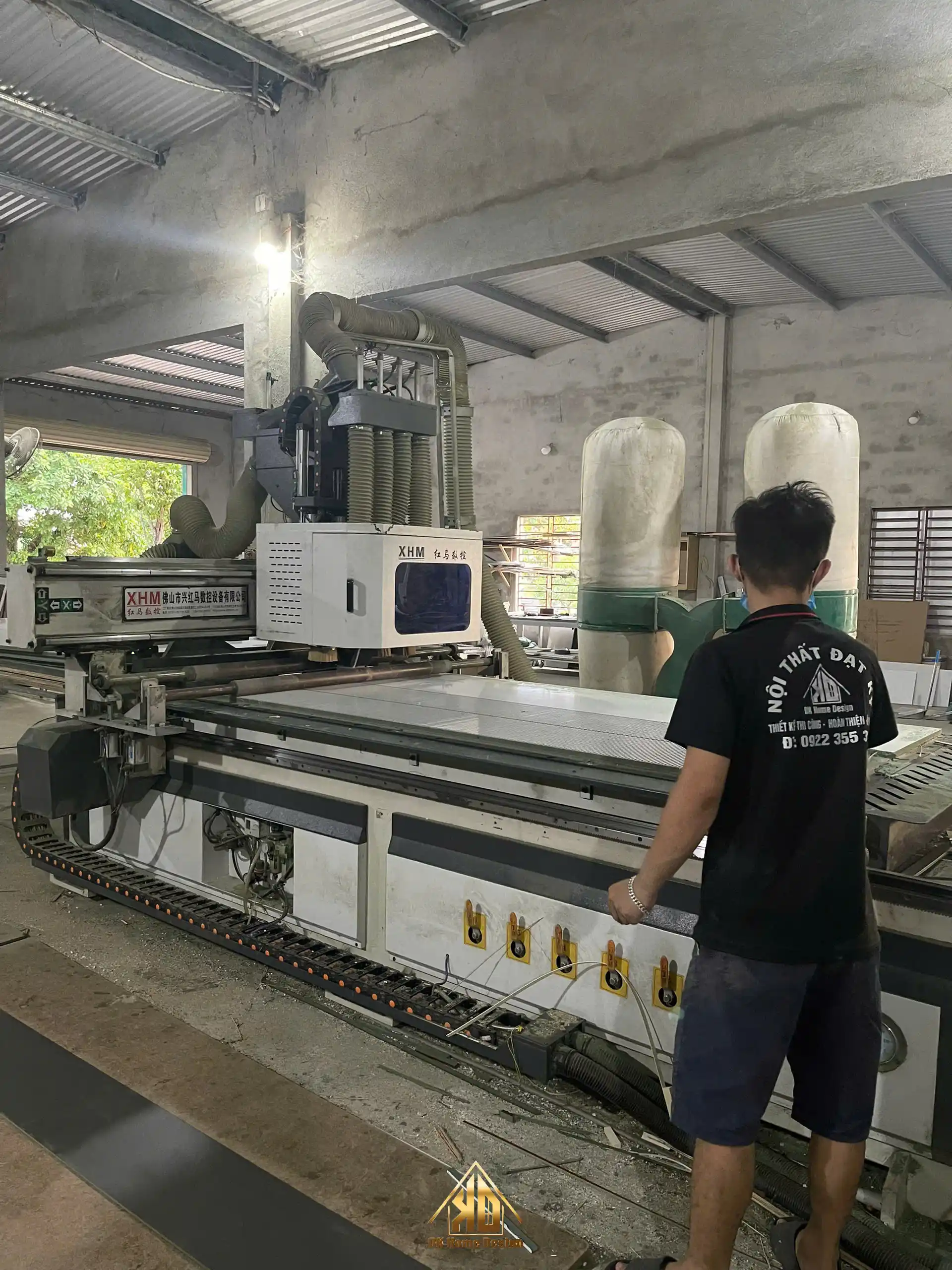 1001+ Mẫu Thiết Kế Thi Công Nội Thất Nhà Phố Hiện Đại 6m mặt tiền Tiện Nghi, Sang Trọng 14 Máy CNC tự động cắt ván gỗ công nghiệp