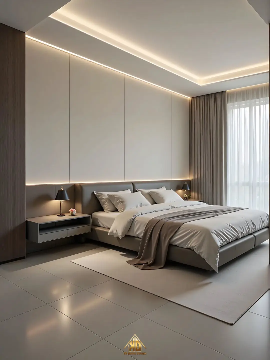 1001 Mẫu Thiết Kế Thi Công Nội Thất Nhà Phố Hiện Đại Cho Phòng Ngủ tại Đô Lương 5 Phong thủy phòng ngủ master nhà phố