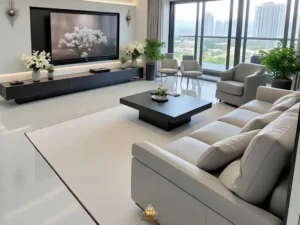 Thi Công Nội Thất Phòng Khách Đô Lương, Nghệ An Trọn Gói Năm 2026 – Đẹp, Đúng Giá, Không Phát Sinh