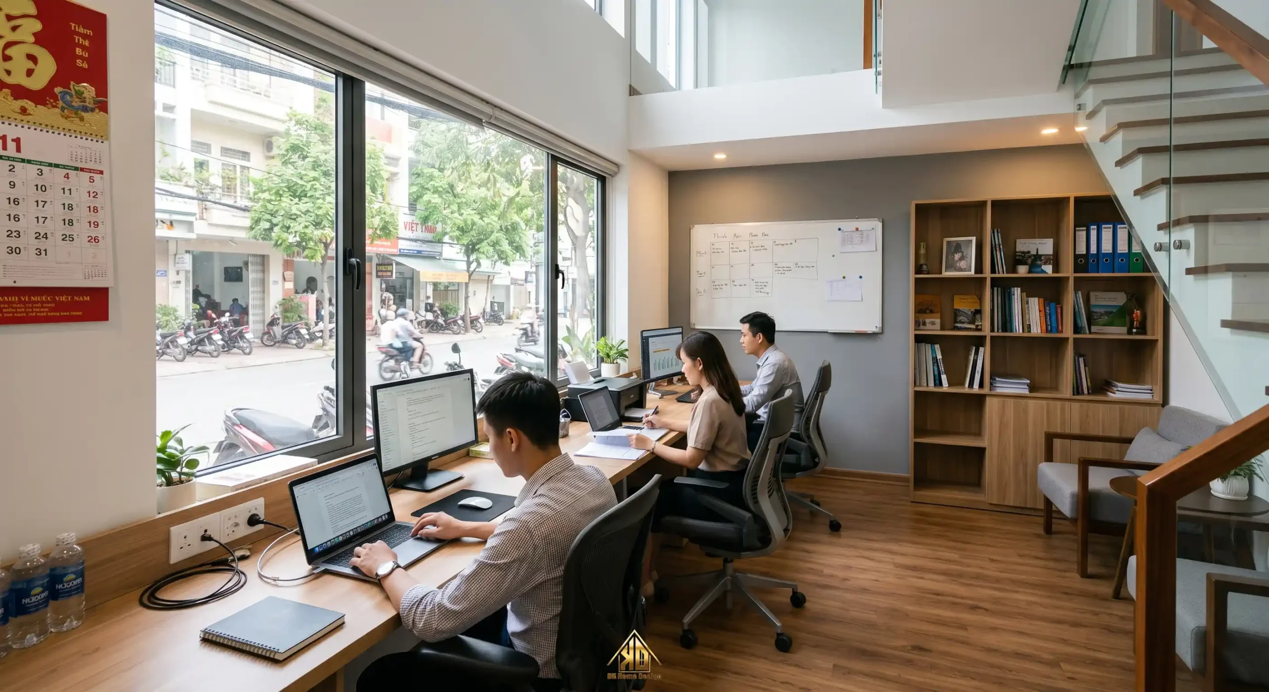 Giải Pháp Thiết Kế Thi Công Nội Thất Nhà Phố Hiện Đại Kinh Doanh Kết Hợp Mặt Tiền 8m Sâu 20m 13 Thiết kế nhà phố thương mại làm văn phòng