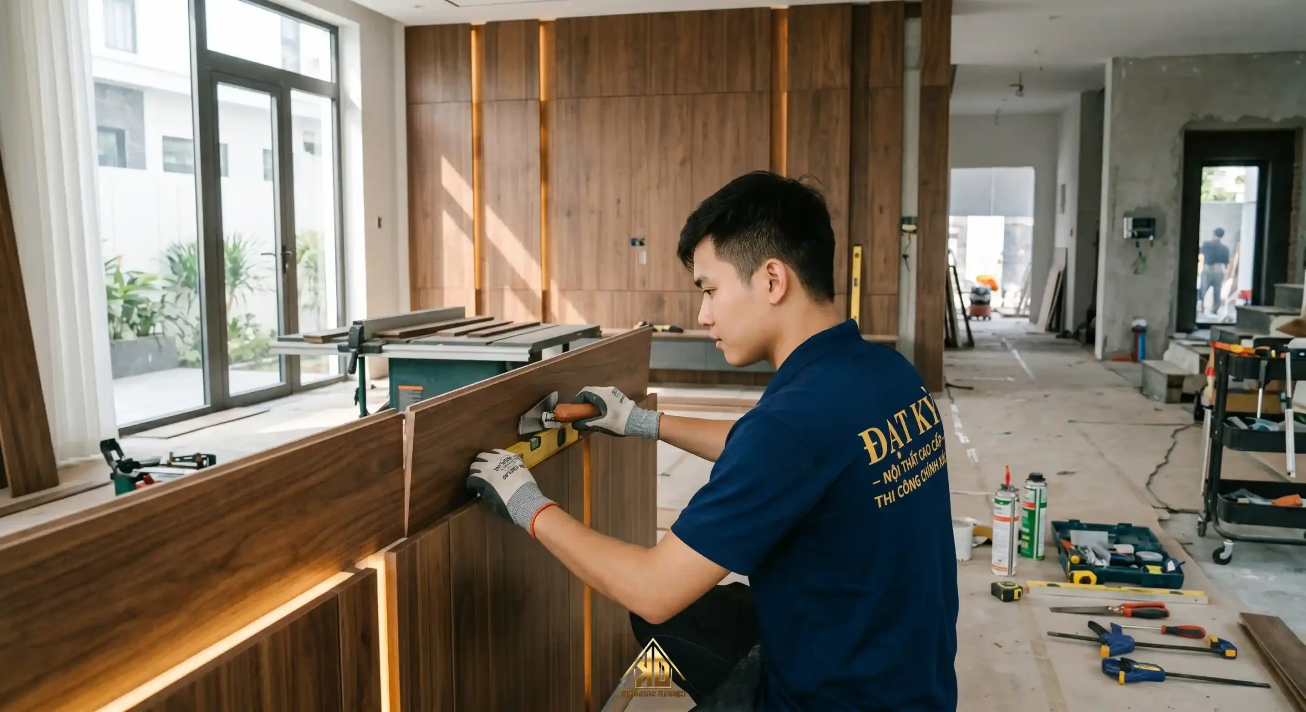 Thi Công Nội Thất Phòng Khách Đô Lương Hết Khoảng Bao Nhiêu Tiền? 12 Thực tế thi công nội thất nhà anh Long tại Đô Lương