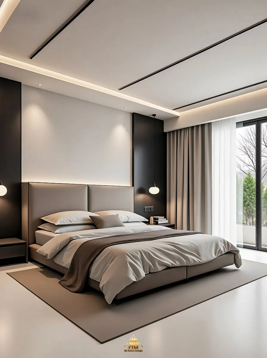 1001+ Mẫu Thiết Kế Thi Công Nội Thất Nhà Phố Hiện Đại 6m mặt tiền Tiện Nghi, Sang Trọng 8 Trang trí nhà phố 6m hiện đại cho phòng ngủ master
