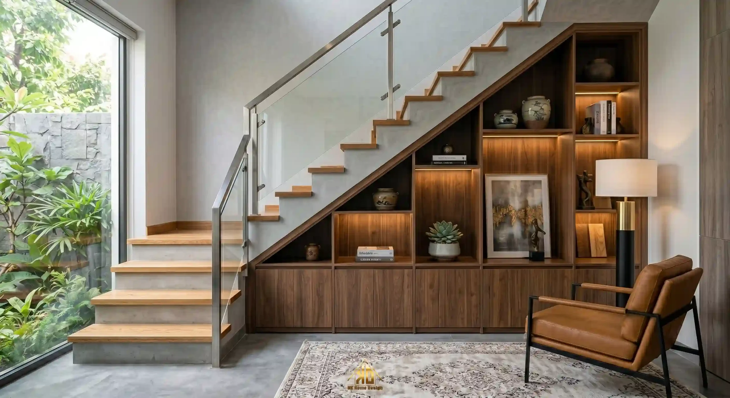Top 20+ Xưởng Thi Công Nội Thất Phòng Khách Đô Lương Giá rẻ 15 Thi công tủ gầm cầu thang tối ưu không gian