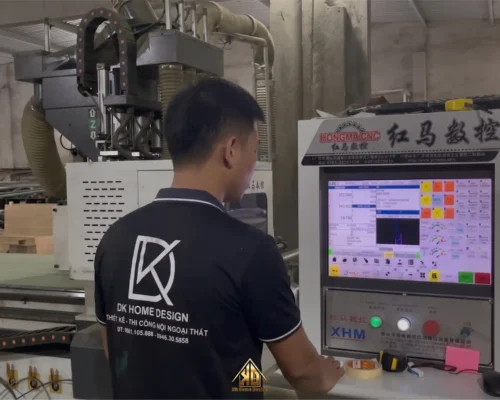 Top 20+ Xưởng Thi Công Nội Thất Phòng Khách Đô Lương Giá rẻ 47 Máy cắt CNC tại Nội Thất Đạt Kỳ Đô Lương
