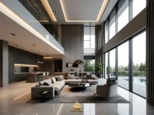4 Yếu tố ảnh hưởng giá thi công nội thất phòng khách Đô Lương, Nghệ An