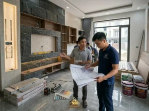 Làm nội thất phòng khách trọn gói Đô Lương năm 2026 có tiết kiệm hơn không?
