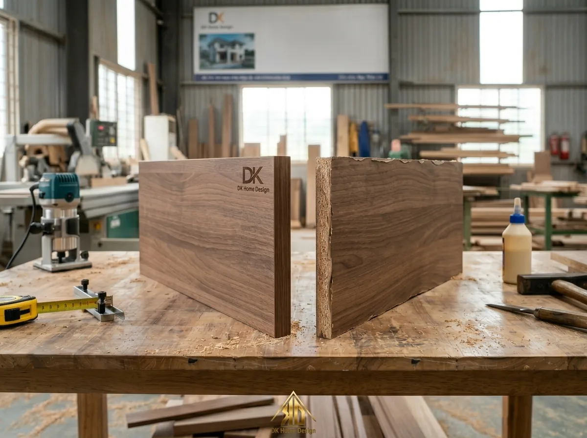 Xưởng thi công nội thất phòng khách Đô Lương, Nghệ An uy tín được nhiều gia chủ lựa chọn năm 2026 2 Nỗi lo khi không chọn đúng xưởng mộc uy tín tại Đô Lương