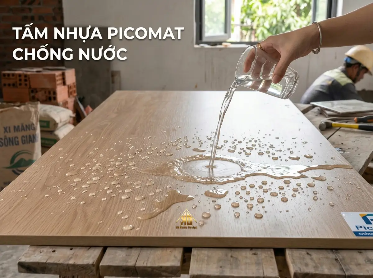 Thi công nội thất phòng khách giá rẻ Đô Lương, Nghệ An có thật sự tiết kiệm? 5 Thi công nội thất nhựa phòng khách Đô Lương