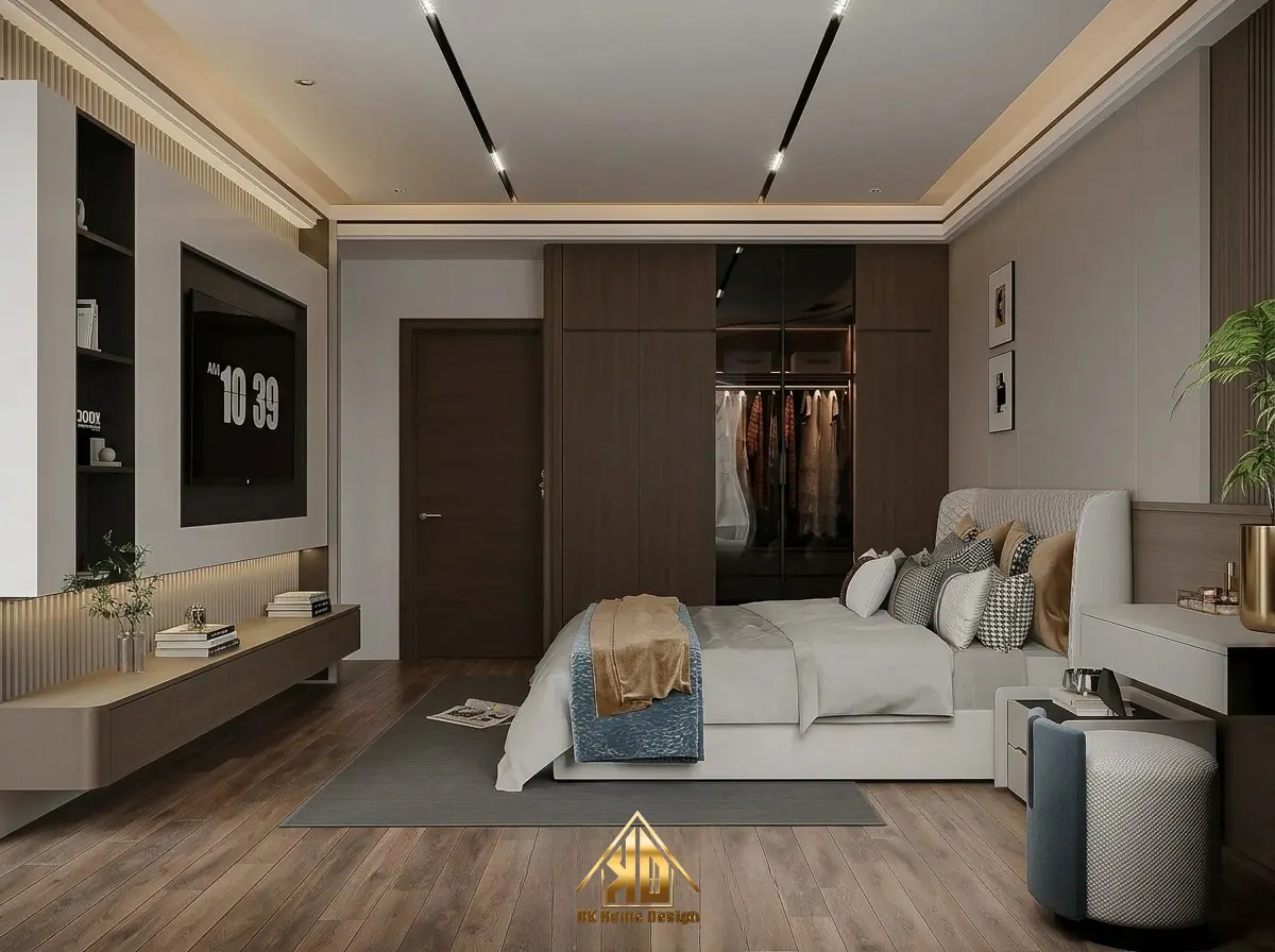Kinh Nghiệm Phòng Ngủ Thi Công Nội Thất Trọn Gói Bằng Gỗ Công Nghiệp Sang Trọng Tại Đô Lương Nghệ An 3 Xu hướng thiết kế thi công nội thất phòng ngủ gỗ công nghiệp hiện đại cho giới nhà giàu