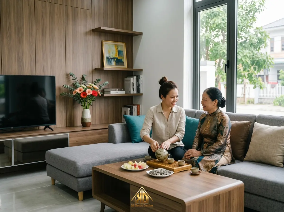 Bóc tách chi phí thi công nội thất trọn gói nhà 2 tầng ở Yên Thành, Nghệ An chi tiết nhất 2 Lợi ích khi chọn thi công nội thất trọn gói nhà 2 tầng Nghệ An