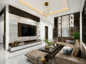 Các Tiêu Chuẩn Thi Công Nội Thất Trọn Gói Phòng Khách Yên Thành 2026 Là Gì?