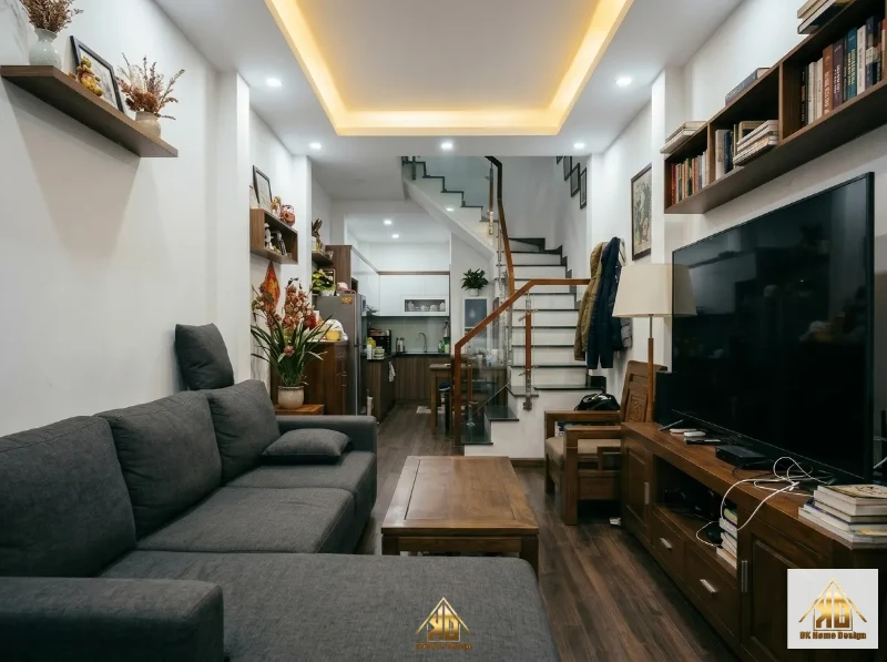 Thiết Kế Nội Thất Nhà Phố Mặt Tiền 4m: Giải Pháp Tối Ưu Ánh Sáng 2 Nhà phố mặt tiền 4m hẹp ngang cần tối ưu ánh sáng tự nhiên