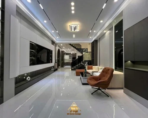 Thiết Kế Nội Thất Nhà Phố Mặt Tiền 4m: Giải Pháp Tối Ưu Ánh Sáng 50 Thiết kế thi công nội thất nhà phố hiện đại 4m tại Đô Lương